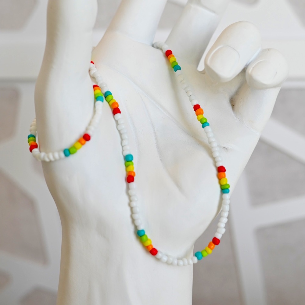 Hand Made Choker and Bracelet Set